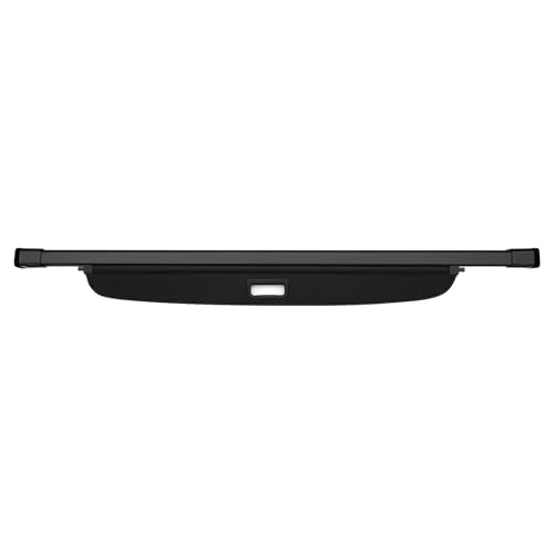 Powerty Cargo Cover for 2026 Hyundai Ioniq 9 Accessories, Carbon Fiber Trunk Cover Retractable Trunk Shielding Shade Cargo Luggage Cover Black - size: 2026 | Hyundai Ioniq 9
