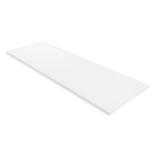 GoTo Foam 1" Height x 24" Width x 72" Length 44ILD (Firm) Upholstery Cushion Made in USA - color: Firm, size: 1x24x72