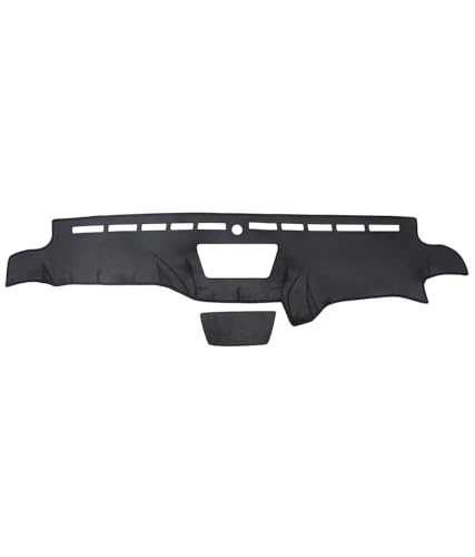 BIBLOZ Dash Cover 2011 2012 2013 2014 2015 2016 2017 for Jeep Wrangler JK JKU Unlimited Sport Sahara Rubincon Accessories Black Flannel Dashboard Cover Mat Car Dashboard UV Sun Protection - size: 2011-2017 Wrangler