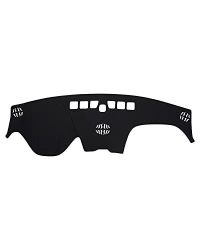 CARTIST Dashboard Cover Custom Fit for Hyundai Santa Fe 2019 2020 2021 2022 2023 Accessories Dash Cover Mat Pad Black （Without HUD） - size: Hyundai Santa Fe 2019-2023（Without HUD）