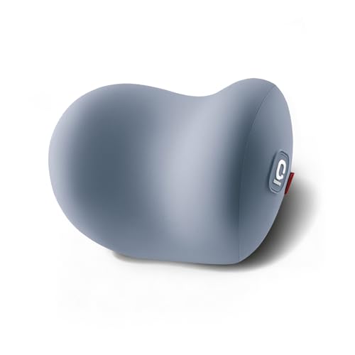 BEBAS Memory Foam Car Headrest Pillow - Breathable Neck Support Pillow for Driving, Universal Fit Cars/SUVs/Tesla/Toyota & Office Chair, Removable Cover (Blue, 4-Season) - color: Blue