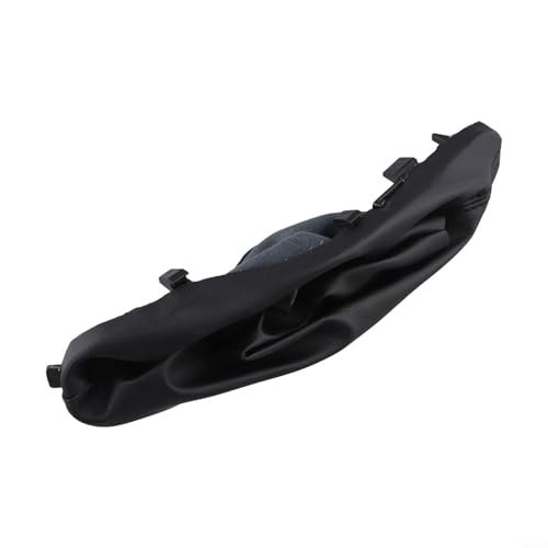 Handbrake Cover, Black ABS Plastic PU Leather Anti-Slip Parking Hand Brake Gaiter For BMW For Mini For Cooper R50 R52 R53 2001-2008