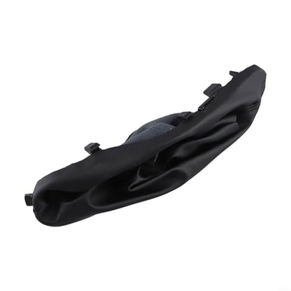 Handbrake Cover, Black ABS Plastic PU Leather Anti-Slip Parking Hand Brake Gaiter For BMW For Mini For Cooper R50 R52 R53 2001-2008