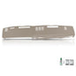 PIT66 TPE Dash Bezel Cover Dashboard Compatible with GMC Chevy Full Size Pickup 1981-1987, Fit SUV 1981-1991 Beige Instrument Panel - size: 1981-1991 GMC Chevy SUV(Beige)