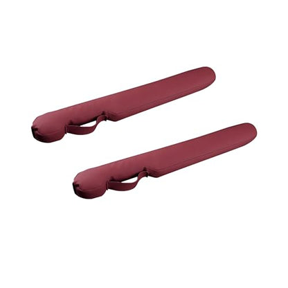 2PCS Car Seat Gap Filler, Soft Foam Automotive Organizer to Fill The Gap Between Seats Console Stop Things from Dropping, Vehicle Seat Side Gap Stopper, Universal for Truck SUV (Wine Red) - color: Wine Red