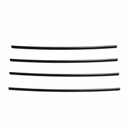Husky Liners Door Edge Guards, Color-Matched | Fits 2017-2026 Ford F-250 / F-350 | Stainless Steel, Agate Black, 4-pc. - 92001UM - color: Agate Black