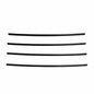 Husky Liners Door Edge Guards, Color-Matched | Fits 2024-2026 Ford Transit | Stainless Steel, Agate Black, 4-pc. - 92004UM - color: Agate Black