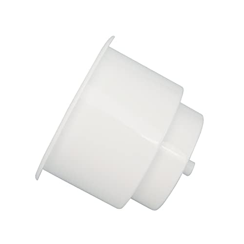 Yuanhe White Plastic Cup Drink Holder Insert with Drain for Boat Car Marine Rv, 10PCS - size: 10PCS
