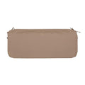 Magpie Fabrics Patio Bench Loveseat Cushion Covers (Replacement Cover only, No Insert!), Waterproof Fade Resistant Swing Cushion Slipcover with Ties(48x18x3 Inch, Khaki) - color: Khaki, size: 48x18x3 Inch (1 Count)
