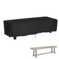 Kingling Outdoor Bench Cover Rectangle, Wood Bench Cover Waterproof Patio Bench Covers for Outdoor Furniture Long Chair Covers, 63" W x 15" D x 18" H