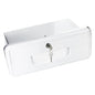 Pactrade Marine Boat Pontoon Yacht Storage Compartment Durable Standard Lightweight Lockable ABS Locking Plastic Glove Box White Spacious with Keys - style: White, with Keys