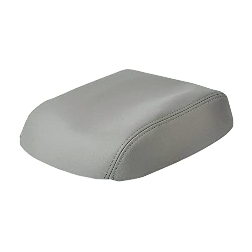 A ABIGAIL Center Console Armrest Cover Compatible with 2009 2010 2011 2012 2013 2014 2015 Honda Pilot Auto Leather Suture Console Lid Cover Replacement (Gray) - color: Gray, size: Center