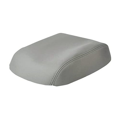 A ABIGAIL Center Console Armrest Cover Compatible with 2009 2010 2011 2012 2013 2014 2015 Honda Pilot Auto Leather Suture Console Lid Cover Replacement (Gray) - color: Gray, size: Center