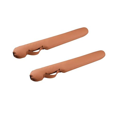 2PCS Car Seat Gap Filler, Soft Foam Automotive Organizer to Fill The Gap Between Seats Console Stop Things from Dropping, Vehicle Seat Side Gap Stopper, Universal for Truck SUV (Brown) - color: Brown