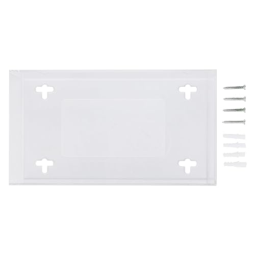 Wall-Mount Glove Dispenser | Clear Acrylic Glove Box Holder with Individual Compartments | Single-Layer | 9.95 x 5.25 x 3.3 in | Gloves Sold Separately - color: Transparent Single Layer