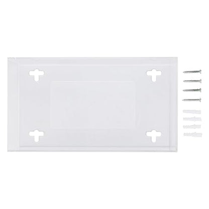 Wall-Mount Glove Dispenser | Clear Acrylic Glove Box Holder with Individual Compartments | Single-Layer | 9.95 x 5.25 x 3.3 in | Gloves Sold Separately - color: Transparent Single Layer