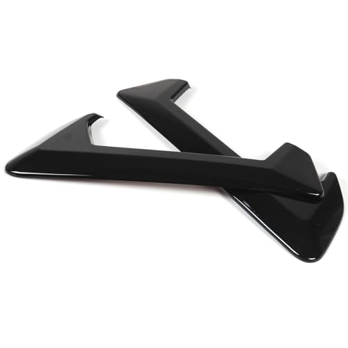 Side Fender Vent Decoration Trim Compatible with BMW X5 G05 2023 2024 Spoiler Body Decoration Cover, Air Flow Intake Hole Grille Exterior Accessories (Piano Black)