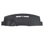 Dashboard Cover for 2014–2018 Chevrolet Silverado/GMC Sierra 1500, 2015–2019 Silverado/Sierra 2500HD 3500HD – Carbon Fiber Leather Dash Mat Sun Shade Protector (Black)