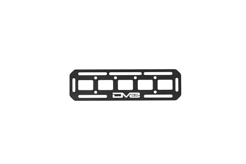 DV8 Offroad Universal Molle Panels | Can Be Mounted Almost Anywhere Including Vehicles, Garages, etc. | Available in 6 Sizes | Universal Mounting for Tools, Recovery Gear, & More (11" x 3") - size: 11" x 3"