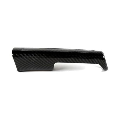 Carbon Fiber Hand Brake Cover & Center Console Bezels for Jeep Wrangler 2007-2017, Jku Front Interior Trim Kit, Easy Snap-On Installation for JKU