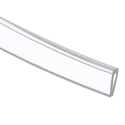 uxcell Clear Edge Trim, 9.8Ft Silicone U Channel Edge Protector, Edges Guards Fits 1/32"-3/32" for Car Doors Sheet Metal Parts (3/16" W x 3/8" H) - size: 9.8Ft x 3/16" x 3/8", Fits 1/32"-3/32"