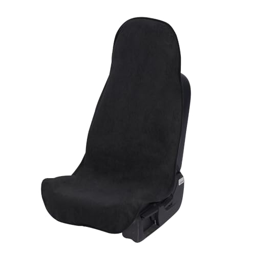 Waterproof Car Seat Cover Universial Fits Car Sweat Towel for Trucks SUV Car Seat Protector Black - color: Black, size: 1 PC Front Seat