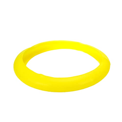 Modengzhe Steering Wheel Cover with Handbrake Cover & Gear Shift Cover,Universal Silicone Anti-Slip Design Car Accessories Interior Steering Wheel Cover Set,Pack of 3,Yellow - color: Yellow