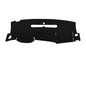 Dashboard Flannel Dash Cover Mat for 2007-2013 Chevy Chevrolet Silverado, Custom Fit Silverado Flannel Dash Cover with Two Glove Boxes Black Trim (Silverado 2007-2013, Black) - size: Flannel Silverado 2007-2013