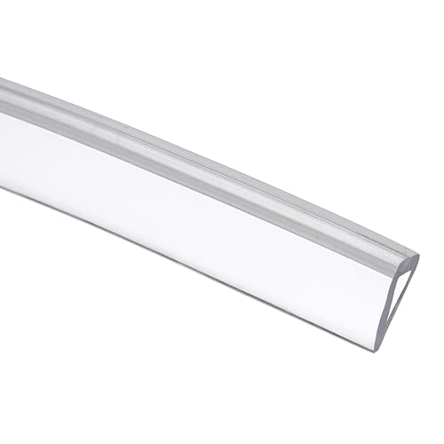 uxcell Clear Edge Trim, 9.8Ft Silicone U Channel Edge Protector, Edges Guards Fits 3/32"-1/8" for Car Doors Sheet Metal Parts (9/32" W x 1/2" H) - size: 9.8Ft x 9/32" x 1/2", Fits 3/32"-1/8"