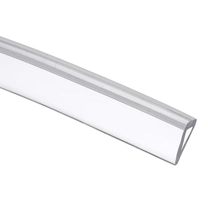 uxcell Clear Edge Trim, 13.1Ft Silicone U Channel Edge Protector, Edges Guards Fits 3/32"-1/8" for Car Doors Sheet Metal Parts (9/32" W x 1/2" H)
