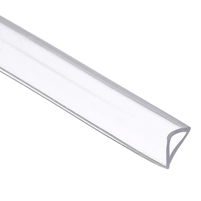 uxcell Clear Edge Trim, 9.8Ft Silicone U Channel Edge Protector, Edges Guards Fits 5/16" for Car Doors Sheet Metal Parts (15/32" W x 1/2" H) - size: 9.8Ft x 15/32" x 1/2", Fits 5/16"