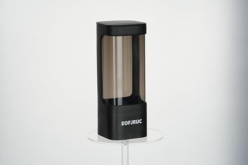 Cup Dispenser, Wall Mounted Water Cooler Cup Dispenser for 3oz-5oz Disposable Cups, Bathroom Cup Holder, Plastic Paper Cup Dispenser with Adhesive/Screw Mount for Office, Hospital, Bathroom - color: Black