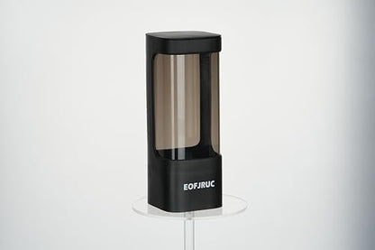 Cup Dispenser, Wall Mounted Water Cooler Cup Dispenser for 3oz-5oz Disposable Cups, Bathroom Cup Holder, Plastic Paper Cup Dispenser with Adhesive/Screw Mount for Office, Hospital, Bathroom - color: Black