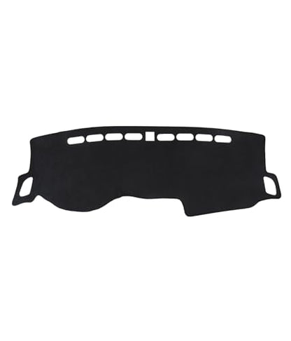 BIBLOZ Dash Cover for Kia Forte 2019-2024, FE, LX, LXS, EX, GT, GT-Line Accessories Black Flannel Dashboard Cover Mat Car Dashboard UV Sun - size: 2019-2024 Forte