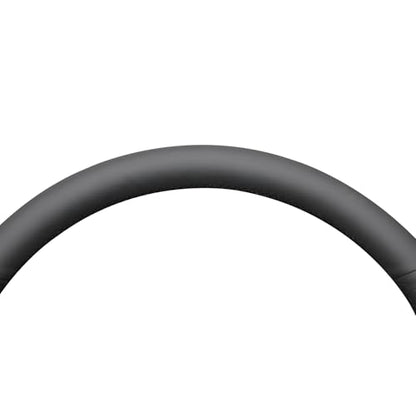 MEWANT Black Smooth and Embossed Artificial Leather Steering Wheel Cover for Dodge Ram 1500 Laramie Big Horn 2019-2021 - color: Black Smooth&Embossed Artificial Leather