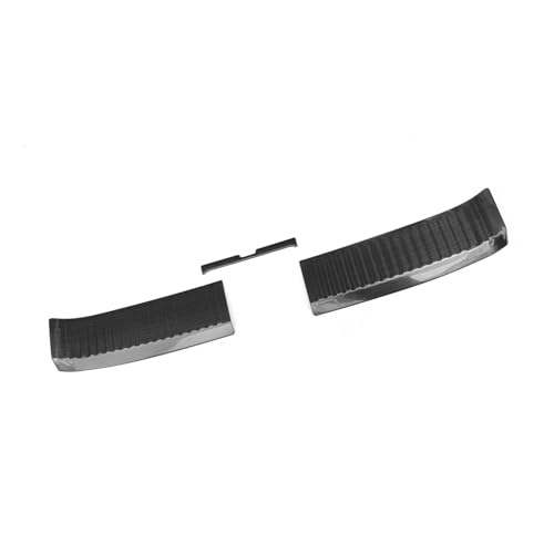 Black Rear Trunk Door Sill Guard Cover Compatible with Honda New Pilot 2023~2026 Rear Bumper Protector Guard Scuff Plate Stainless Steels Inside - size: Inside