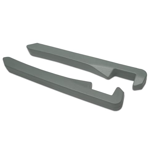 2PCS Car Seat Gap Filler, Car Blocker, PU Leather Fill The Gap Between Seat and Center Console, Universal Car Interior Accessories Flexible Seat Gap Organizer for Most Cars (Gray)