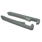 2PCS Car Seat Gap Filler, Car Blocker, PU Leather Fill The Gap Between Seat and Center Console, Universal Car Interior Accessories Flexible Seat Gap Organizer for Most Cars (Gray)
