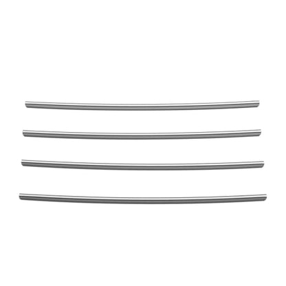 Husky Liners Door Edge Guards, Color-Matched | Fits 2017-2026 Ford F-250 / F-350 | Stainless Steel, Iconic Silver, 4-pc. - 92001JS - color: Iconic Silver