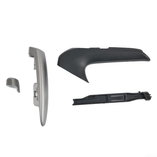 Ebrake Parking Brake Handle for Honda Civic 2006-2011, Hand Brake Cover Replacement Compatible with 47115-SNA-A82ZA, Black+Grey ABS Front Lever Assembly for Coupe Sedan Hybrid NGV