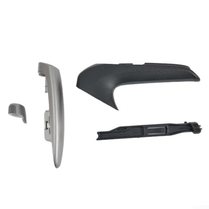 Ebrake Parking Brake Handle for Honda Civic 2006-2011, Hand Brake Cover Replacement Compatible with 47115-SNA-A82ZA, Black+Grey ABS Front Lever Assembly for Coupe Sedan Hybrid NGV