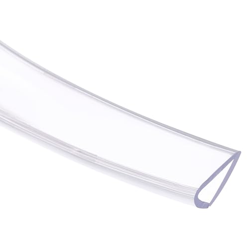 uxcell Clear Edge Trim, 13.1Ft Silicone U Channel Edge Protector, Edges Guards Fits 25/32"-13/16" for Car Doors Sheet Metal Parts (1" W x 9/16" H) - size: 13.1Ft x 1" x 9/16", Fits 25/32"-13/16"