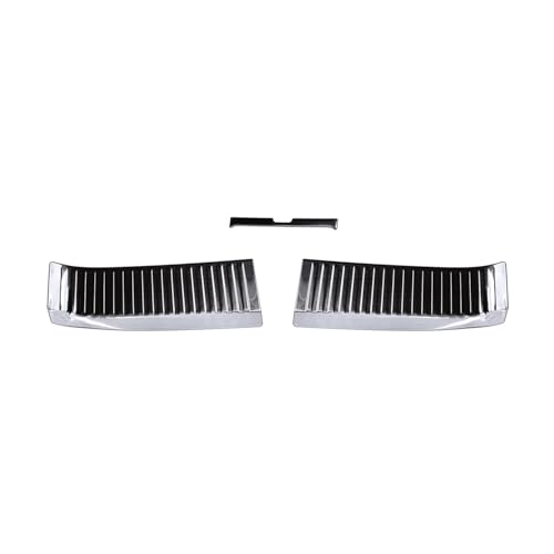 Black Rear Trunk Door Sill Guard Cover Compatible with Honda New Pilot 2023~2026 Rear Bumper Protector Guard Scuff Plate Stainless Steels Inside - size: Inside