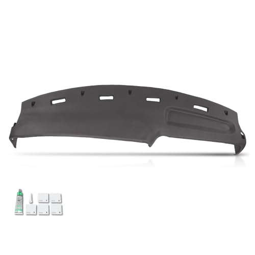 PIT66 TPE Dash Cover Dashboard Panel, Compatible with Dodge Ram 1500 2500 3500 Truck 1994-1997 Brown - size: 1994-1997 Dodge Ram (Brown)