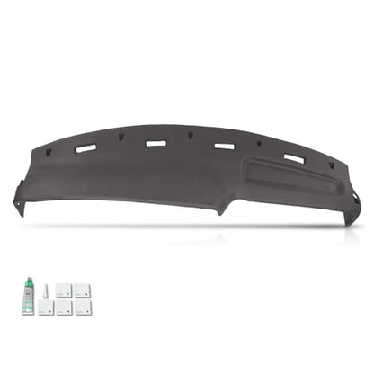 PIT66 TPE Dash Cover Dashboard Panel, Compatible with Dodge Ram 1500 2500 3500 Truck 1994-1997 Brown - size: 1994-1997 Dodge Ram (Brown)