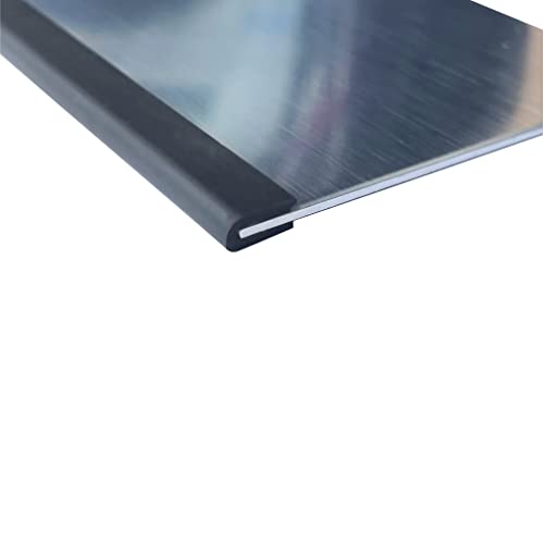 Rubber Edge Trim, 1/16" U Channel Edge Trim, Edge Protector, Length 10Ft, U Shaped Gasket, EPDM Material, Black Color, Edge Protector for Sheet Metal1