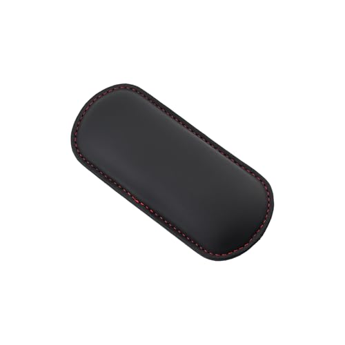 Car Center Console Knee Leg Elbow Cushion Pad, Soft Leather Door Armrest Foot Care Thigh Support Comfort Pillow, Auto Interior Accessories for Knee Pain Relief (Black/Red)