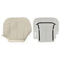 Priprilod Driver Side Bottom Seat Cover & Foam Cushion Replacement Light Tan #522/922 Compatible with Chevy Tahoe/Suburban 1500 2500 1999 2000 2001 2002 | Faux Leather | Fits Heated & Non-Heated Seats - color: Tan