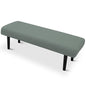 Long tablecloth, seat cover, washable, suitable for rectangular dining chairs in restaurants and living rooms (Argyle pea green, Standard) - color: Argyle Pea Green