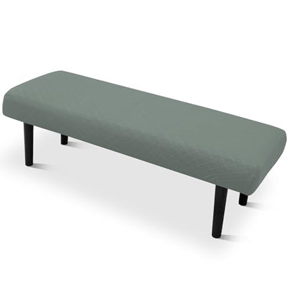 Long tablecloth, seat cover, washable, suitable for rectangular dining chairs in restaurants and living rooms (Argyle pea green, Standard) - color: Argyle Pea Green